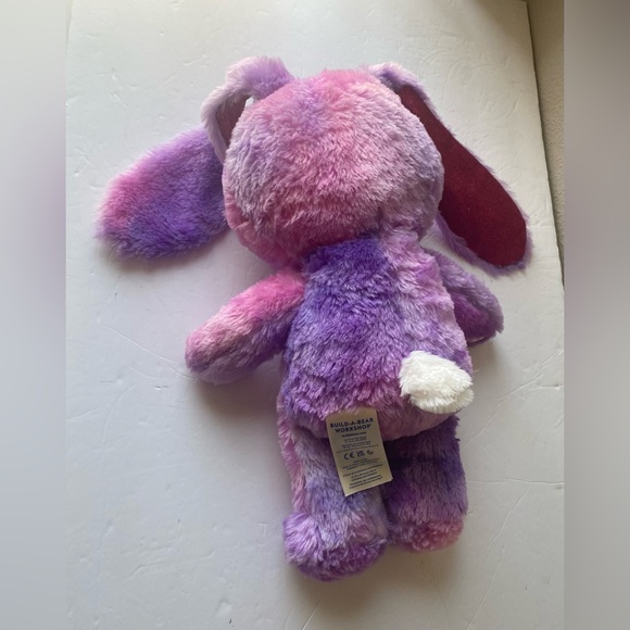 Build a Bear Heartables Bunny Purple plush stuffed 16β - Picture 3 of 5